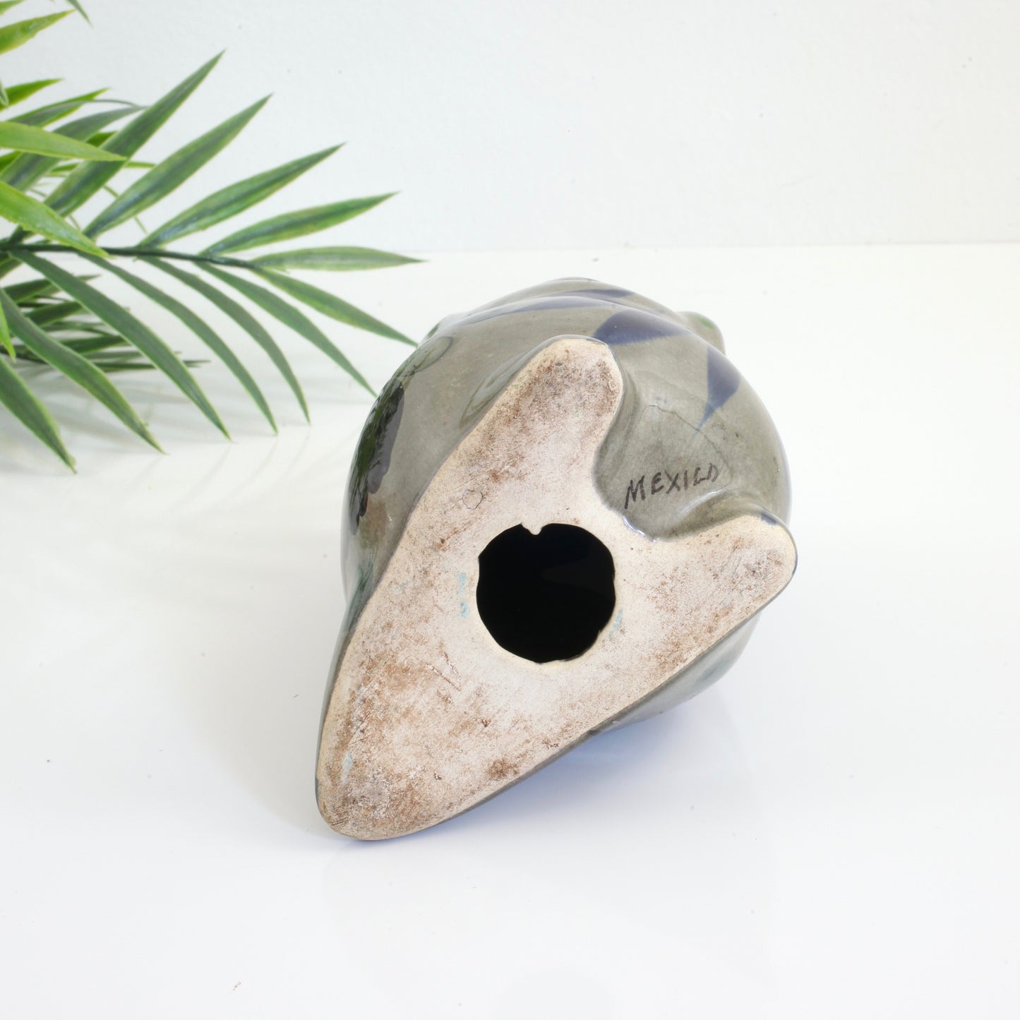 SOLD - Vintage Tonala Pottery Owl from Mexico