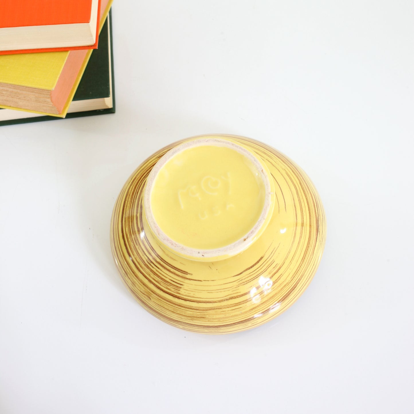 Vintage McCoy Yellow Harmony Planter