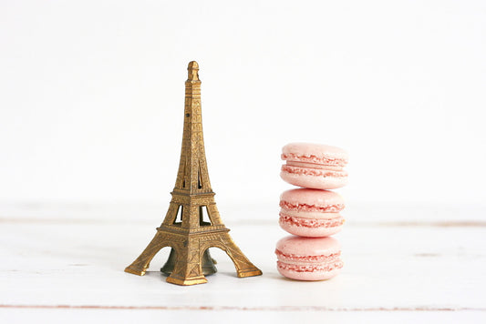 SOLD - Vintage Brass Eiffel Tower Souvenir Bell / Antique Eiffel Tower Figurine from Paris