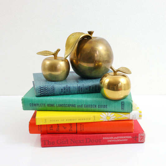 SOLD - Vintage Brass Apple
