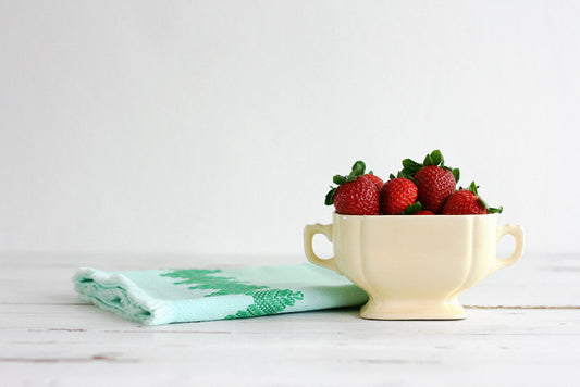 SOLD - Vintage Riviera Sugar Bowl in Original Ivory Glaze by Homer Laughlin