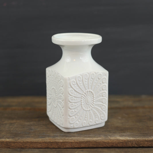 SOLD - Mid Century White Bisque Vase by Royal KPM Germany