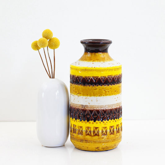 SOLD - Mid Century Modern Yellow Bitossi Vase