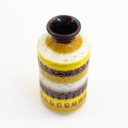 SOLD - Mid Century Modern Yellow Bitossi Vase