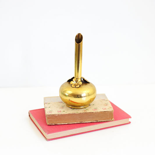 SOLD - Mid Century Italian Brass Vase