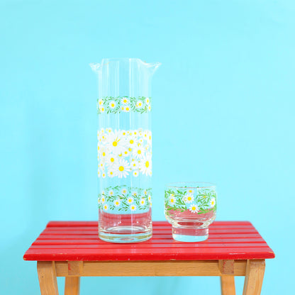 SOLD - Mid Century Culver Daisy Cocktail Set