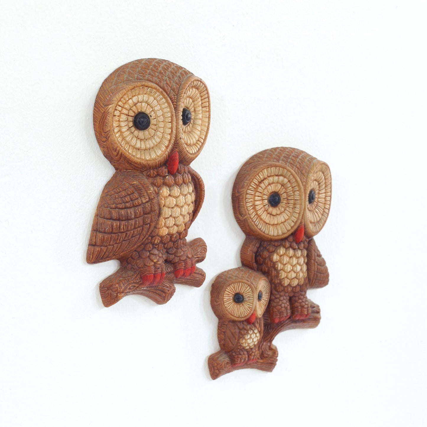 SOLD - Mid Century Owls Wall Decor