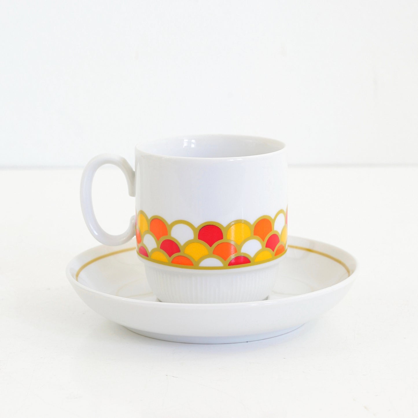 SOLD - Mid Century Georges Briard 'Carousel' Cup & Saucer Set