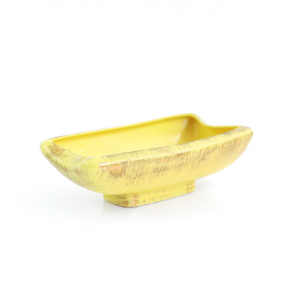 SOLD - Vintage Yellow & Gold 1963 Inarco 'Sun-Glo' Planter