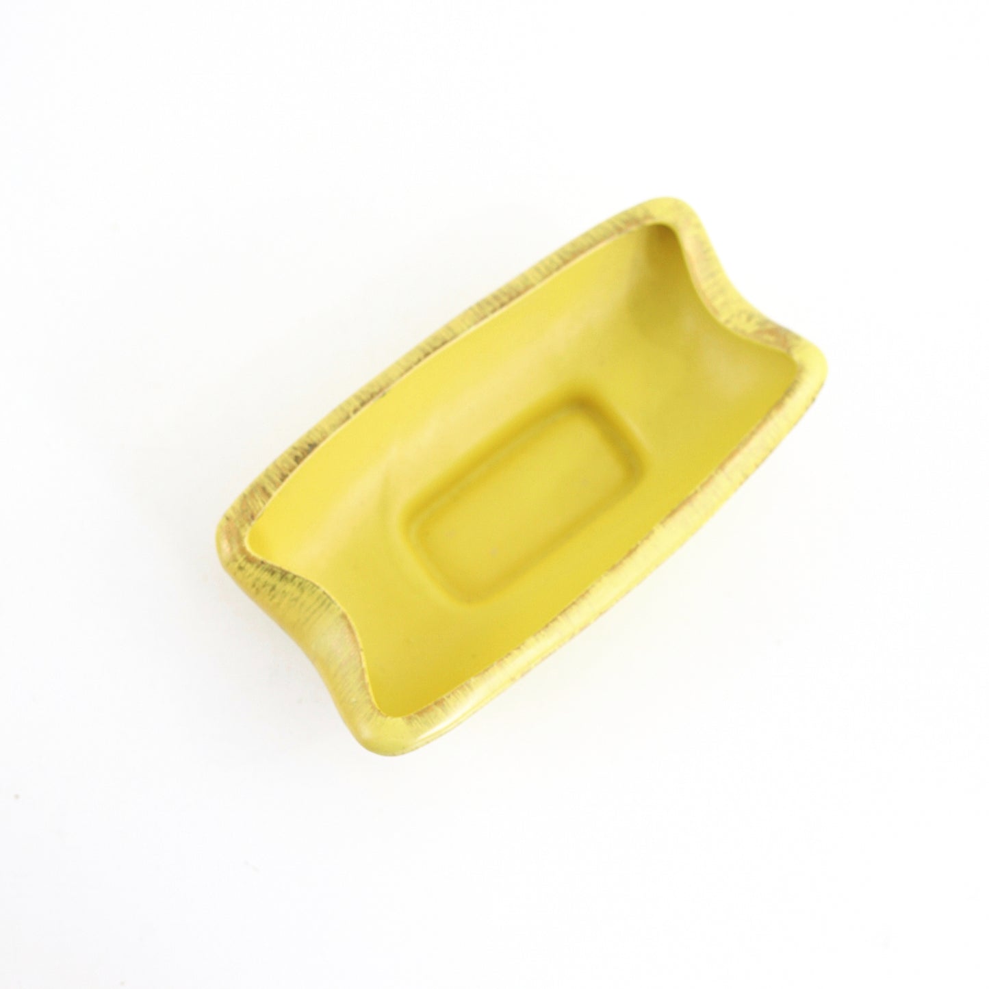 SOLD - Vintage Yellow & Gold 1963 Inarco 'Sun-Glo' Planter