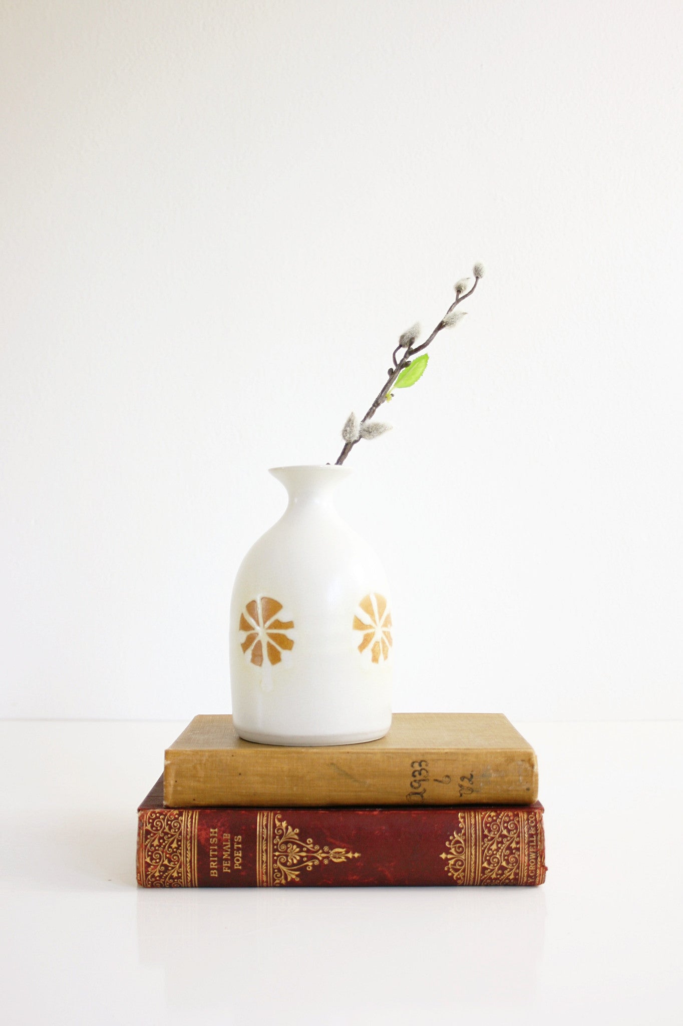 SOLD - Mid Century Modern Geometric Bud Vase / Vintage Bud Vase from OMC Japan