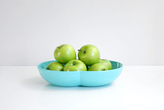 SOLD - Mid Century Modern Aqua Blue Branchell Melmac Serving Bowl