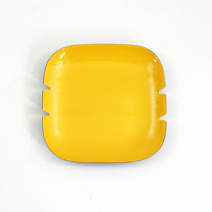 SOLD - Mid Century Modern Square Enamel Ashtray