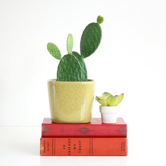 SOLD - Mid Century Glidden Planter in Yellow