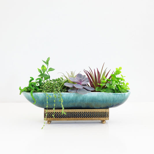 SOLD - Mid Century Modern Planter with Stand