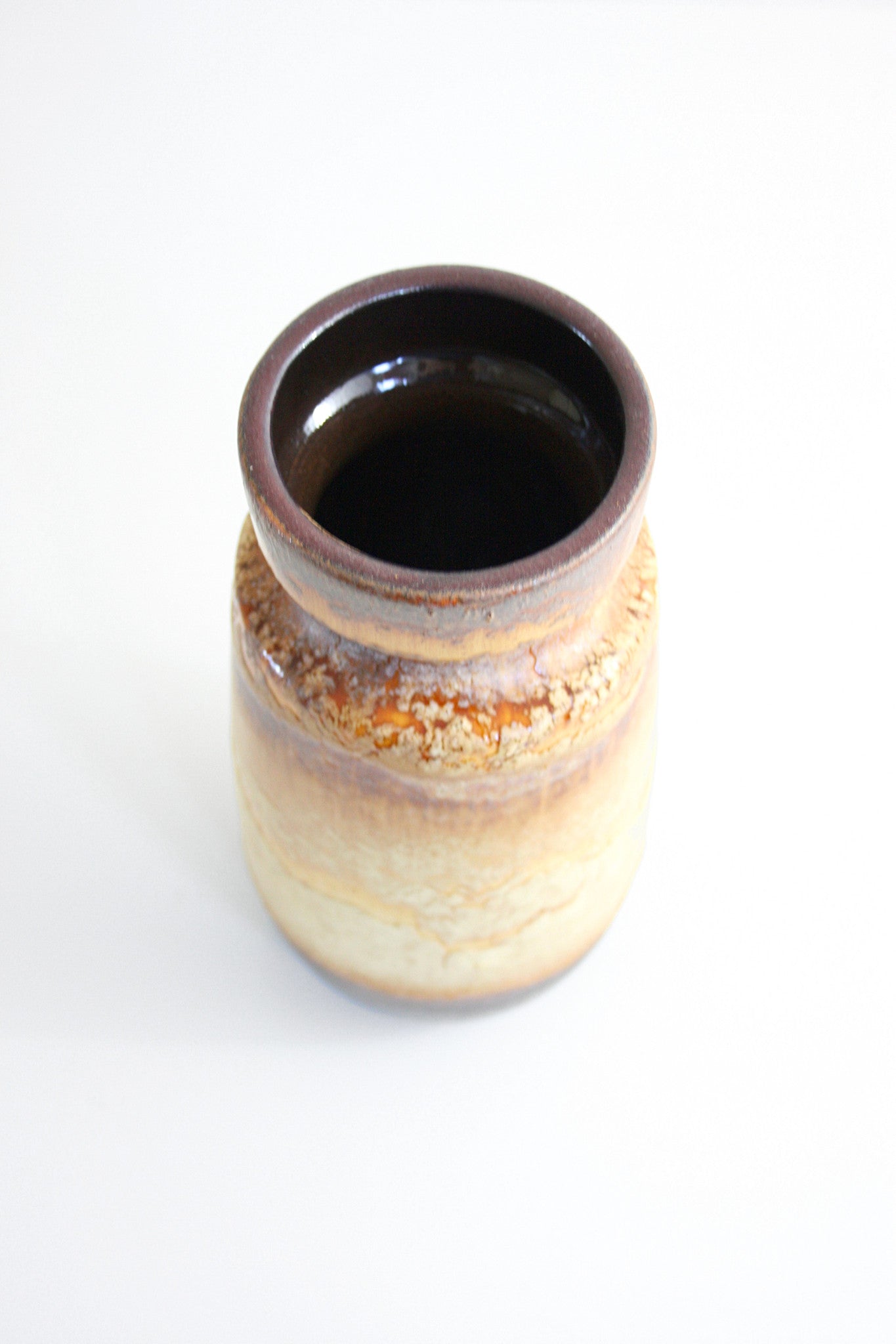 SOLD - Mid Century Modern West German Fat Lava Pottery Vase by Scheurich Keramik 242-22