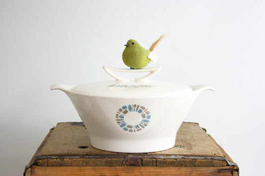 SOLD - Mid Century Modern Temporama Casserole / Vintage Temporama Covered Serving Dish