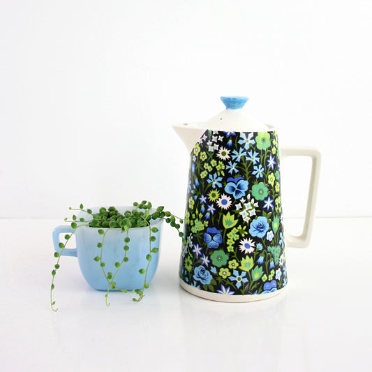 SOLD - Mid Century Napcoware Floral Teapot