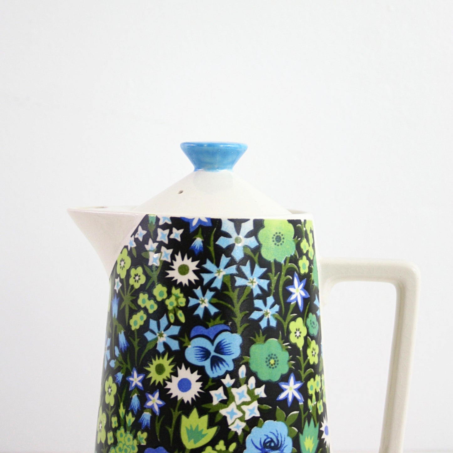 SOLD - Mid Century Napcoware Floral Teapot