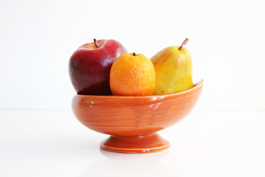 SOLD - Vintage McCoy Harmony Planter / Mid Century Modern McCoy Orange Harmony Bowl