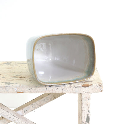 SOLD - Mid Century Modern Glidden Speckled Ceramic Art Pottery Pillow Vase