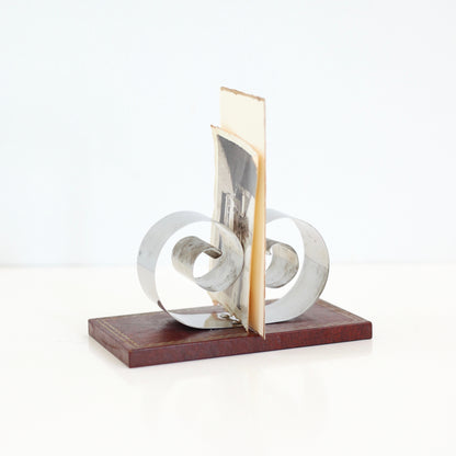 SOLD - Art Deco 'Spring Tite' Coiled Note Holder
