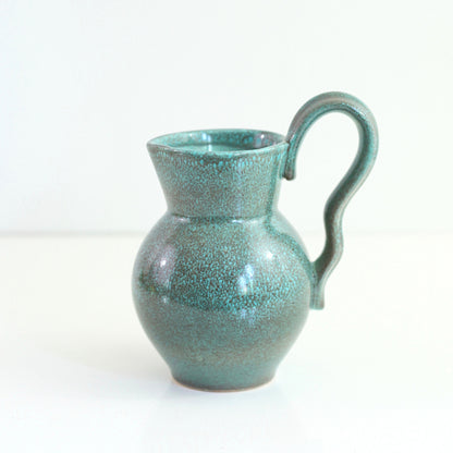 SOLD - Mid Century Modern German Pottery Pitcher by Torkis Jung