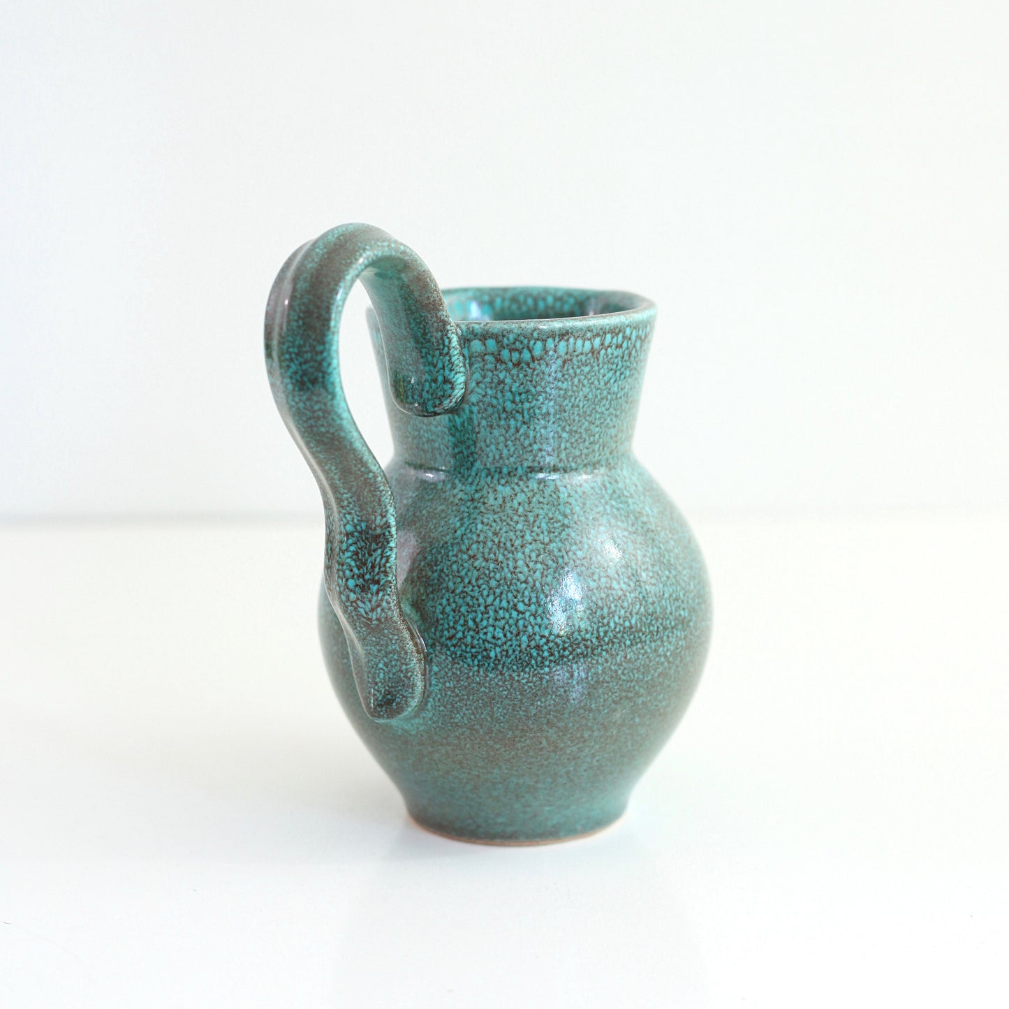 SOLD - Mid Century Modern German Pottery Pitcher by Torkis Jung