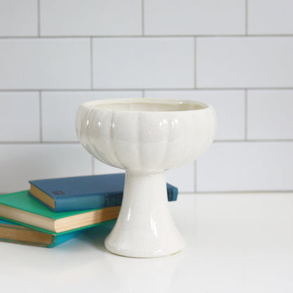 SOLD - Mid Century McCoy Floraline Round Pedestal Planter