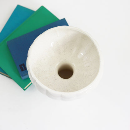 SOLD - Mid Century McCoy Floraline Round Pedestal Planter