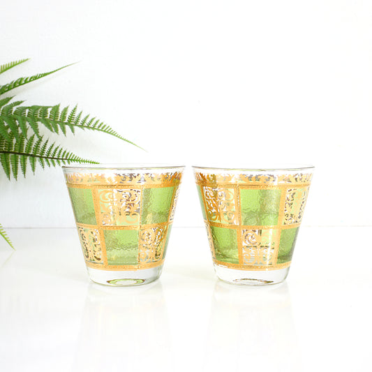 SOLD - Mid Century Culver Prado Old Fashioned Glasses