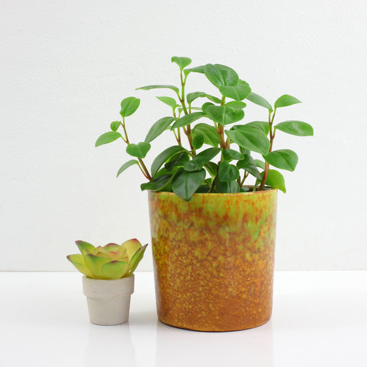 SOLD - Mid Century Haeger Splatter Glaze Planter