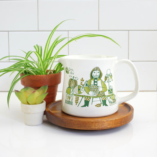 SOLD - Mid Century Modern Figgjo Flint Turi Market Pitcher