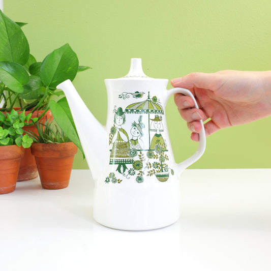 SOLD - Mid Century Modern Figgjo Flint Turi Market Tea Pot