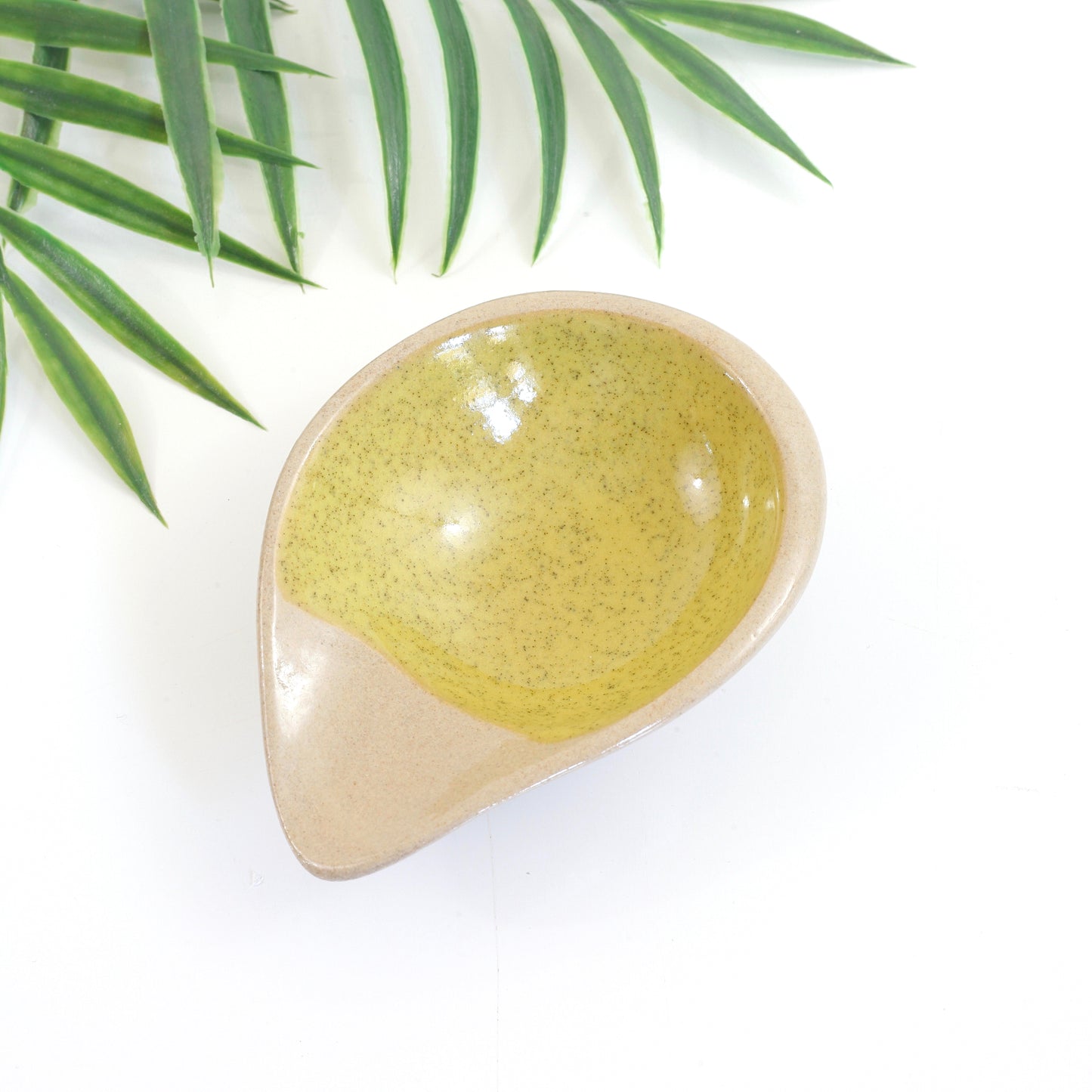 SOLD - Mid Century Glidden Pottery Fong Chow Teardrop Bowl