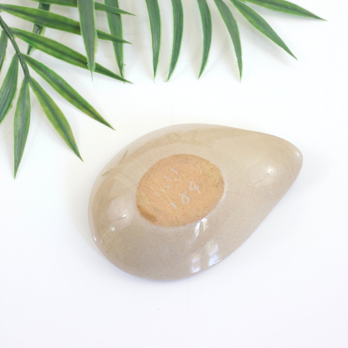 SOLD - Mid Century Glidden Pottery Fong Chow Teardrop Bowl