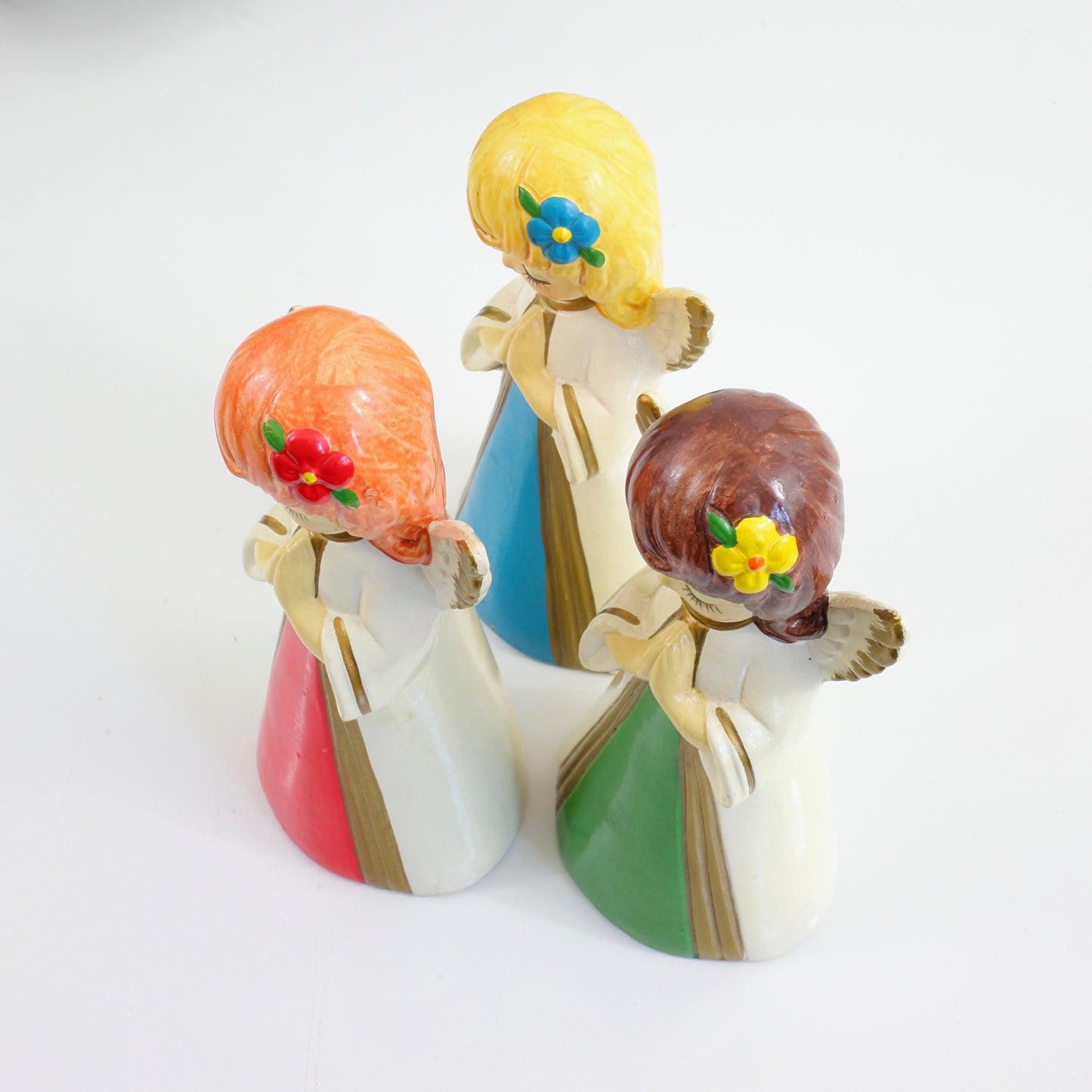 SOLD - Mid Century Modern Homco Christmas Angels