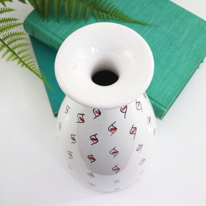 Mid Century Modern Raymor Italy Geometric Vase