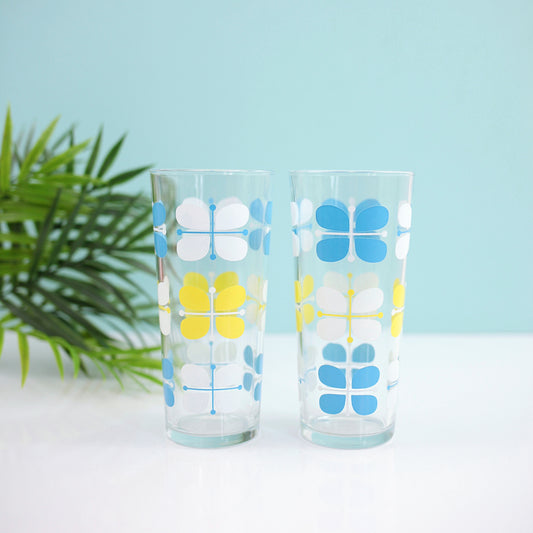 SOLD - Mid Century Mod Geometric Butterfly Glasses