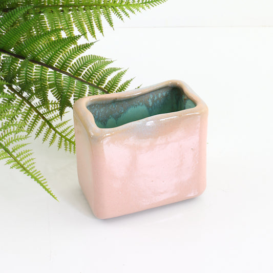SOLD - Vintage Pink Glidden Matrix Vase