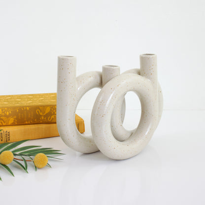 SOLD - Mid Century Toyo Japan Stoneware Ikebana Vase