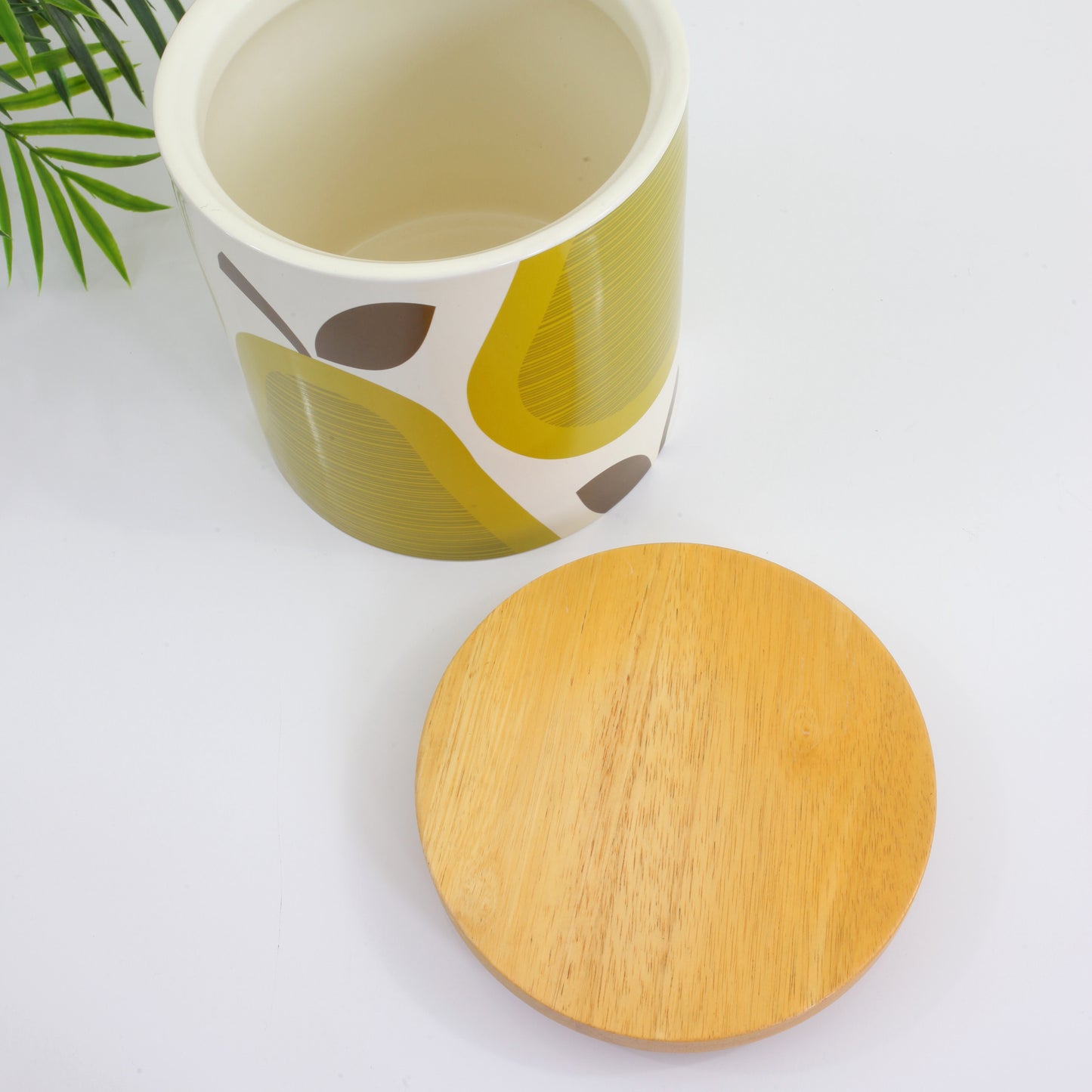 SOLD - Orla Kiely for Target Green Pears Large Stoneware Canister