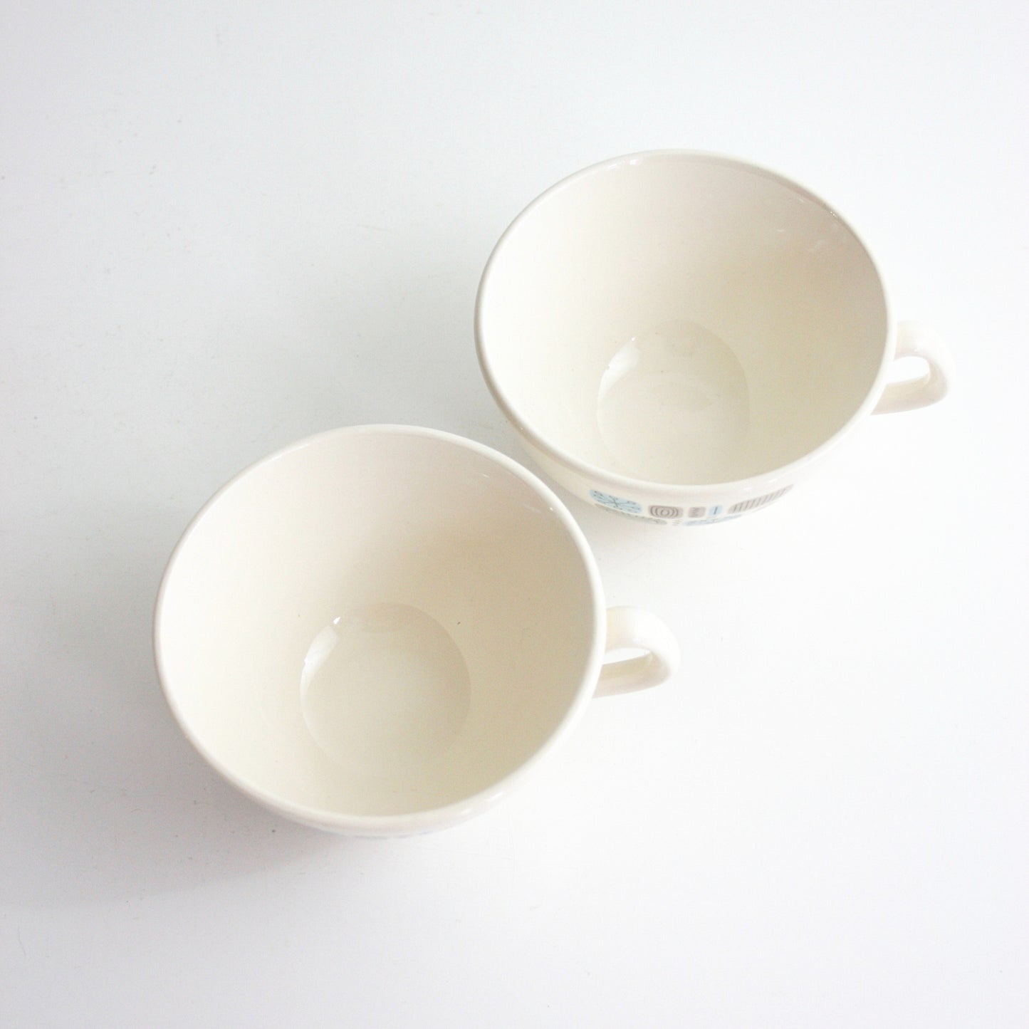 SOLD - Mid Century Modern Temporama Teacups / Vintage Teacups / Canonsburg Pottery Temporama Teacups