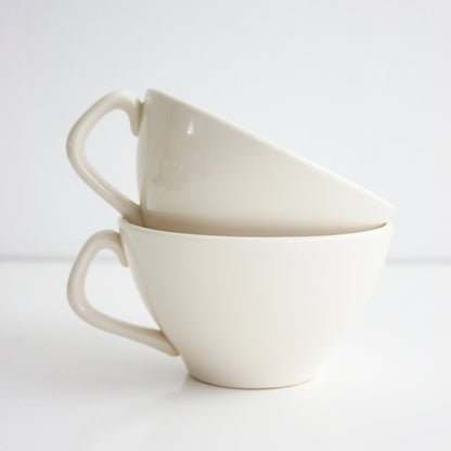 SOLD - Mid Century Modern Temporama Teacups / Vintage Teacups / Canonsburg Pottery Temporama Teacups