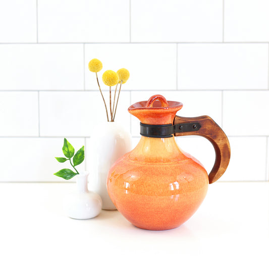 SOLD - Vintage 1930s Franciscan Golden Glow El Patio Carafe