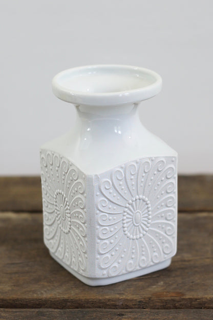 SOLD - Mid Century White Bisque Vase by Royal KPM Germany