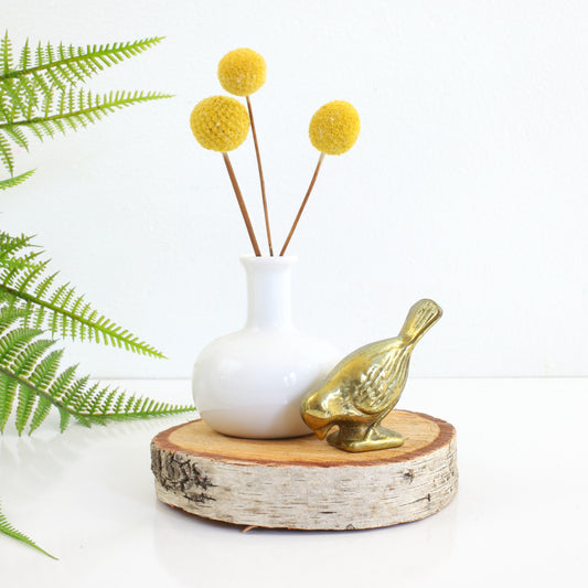 SOLD - Vintage Small Brass Bird Figurine