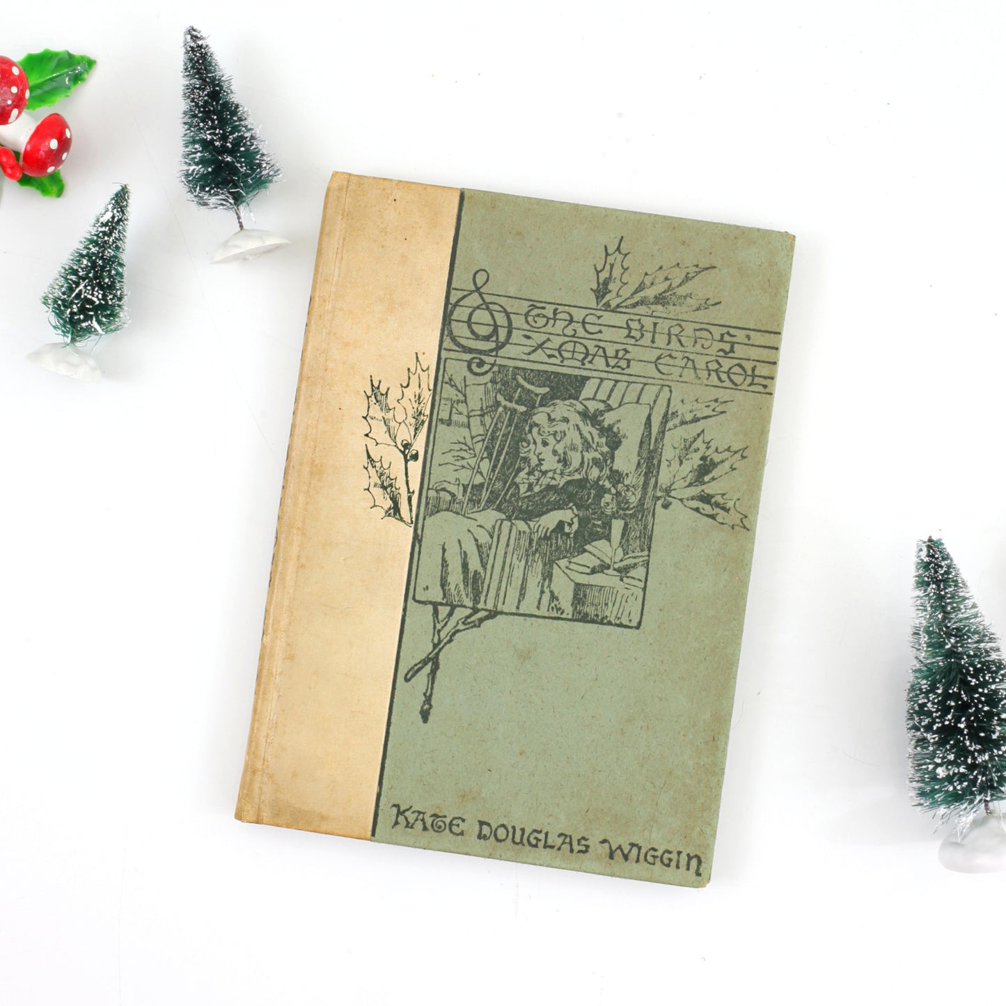 SOLD - The Birds' Christmas Carol / Vintage 1891 Children's Christmas Book *Free US Shipping*