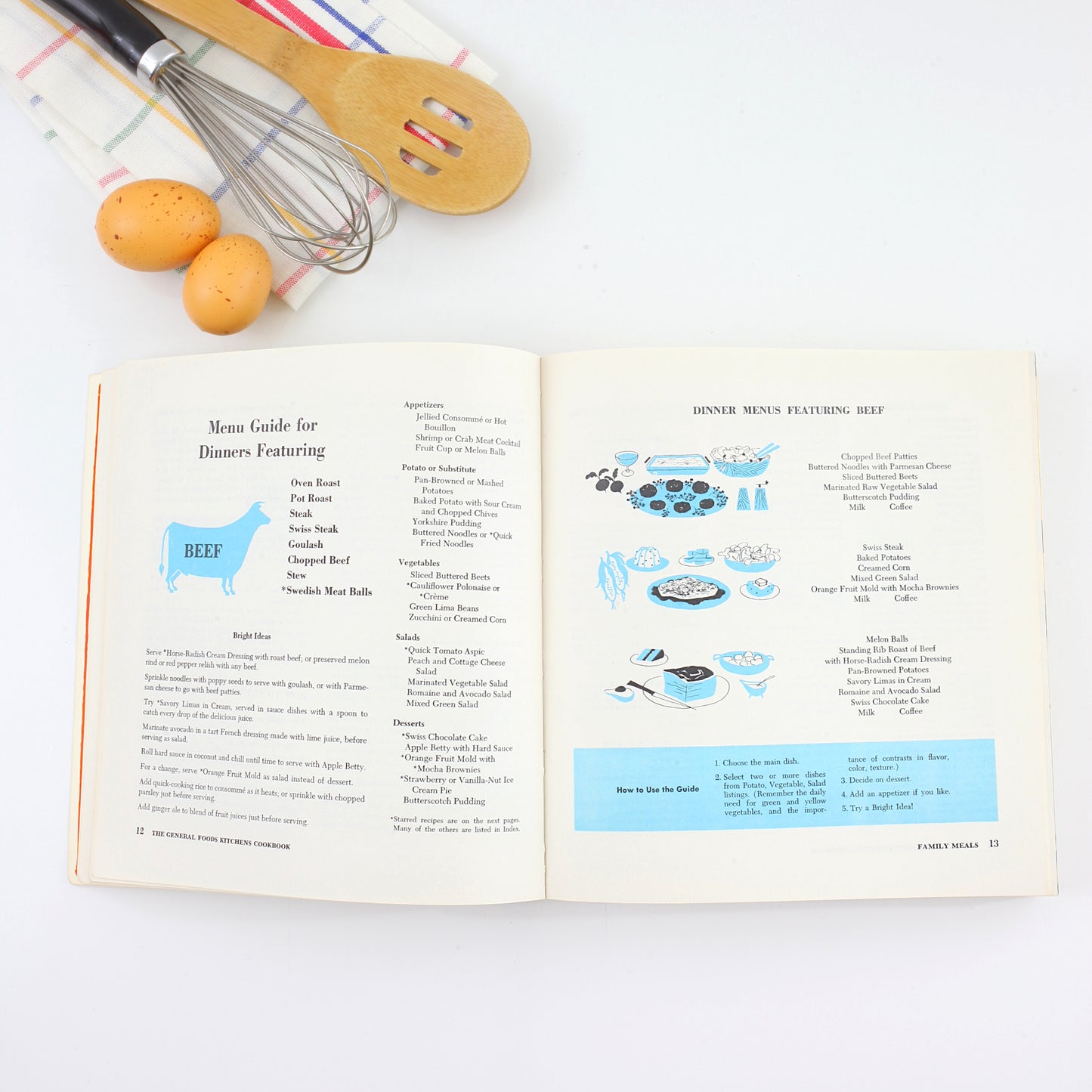 SOLD - The General Foods Kitchens Cookbook / Vintage 1959 Cookbook *Free US Shipping*