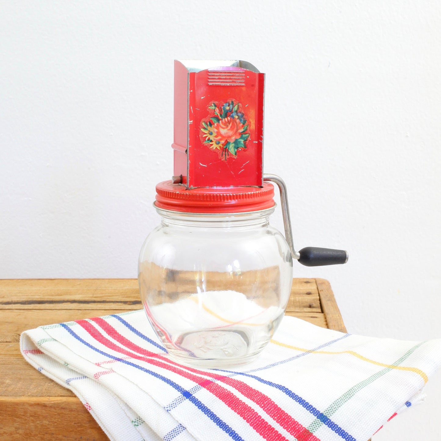 SOLD - Vintage 1950s Hazel Atlas Nut Grinder